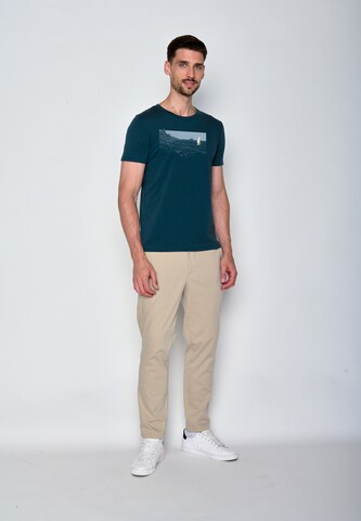 Maglietta 'Nature Cliffsail' di GREENBOMB in blu