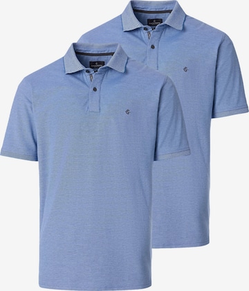 CASAMODA Shirt 'Basic' in Blau: Vorderseite