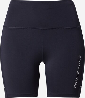 ENDURANCE Skinny Sportbroek 'Energy' in Zwart: voorkant