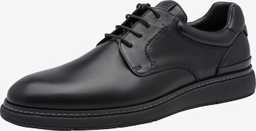 Chaussure de sport à lacets Tamaris en noir : devant
