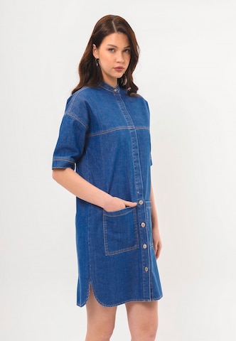 FRESHLIONS Jurk 'Josy' in Blauw