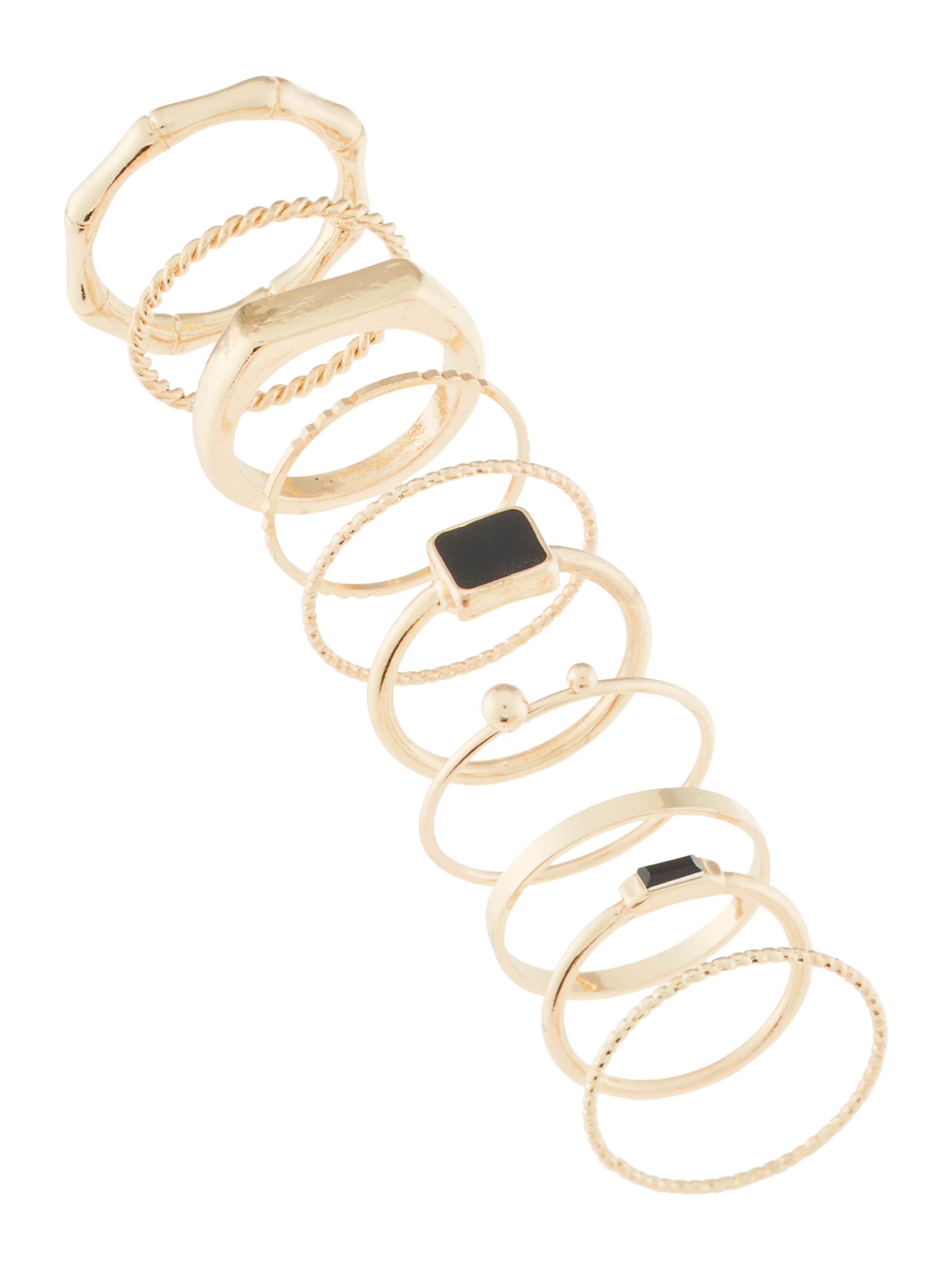 ABOUT YOU Δαχτυλίδι 'KCR-59643' σε χρυσό: μπροστά