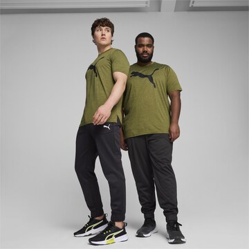 PUMA Дънки Tapered Leg Спортен панталон в черно: отпред