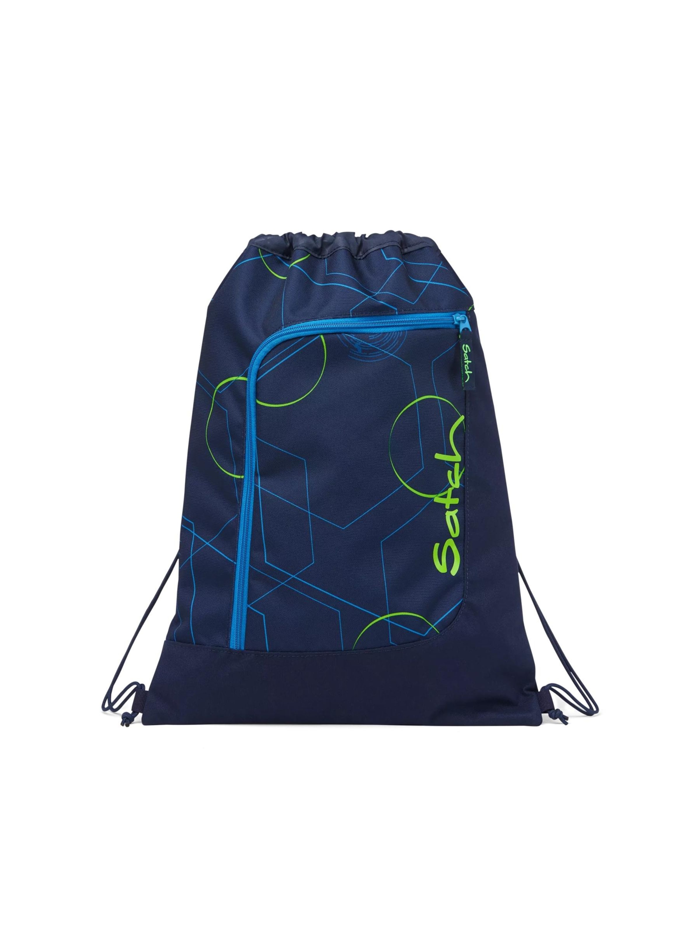 Satch Gym Bag 'Sportbeutel Sportbeutel' in Blue: front