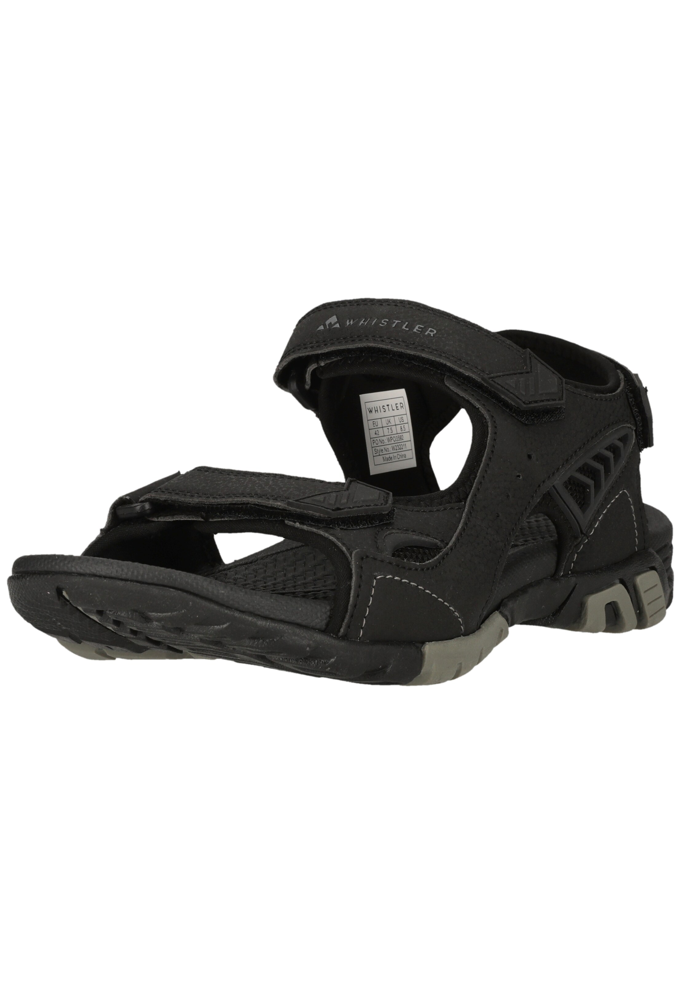 Whistler Sandalen 'Tegale' in Zwart: voorkant