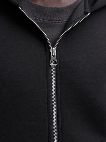 JACK & JONES Sweatvest 'legacy' in Zwart