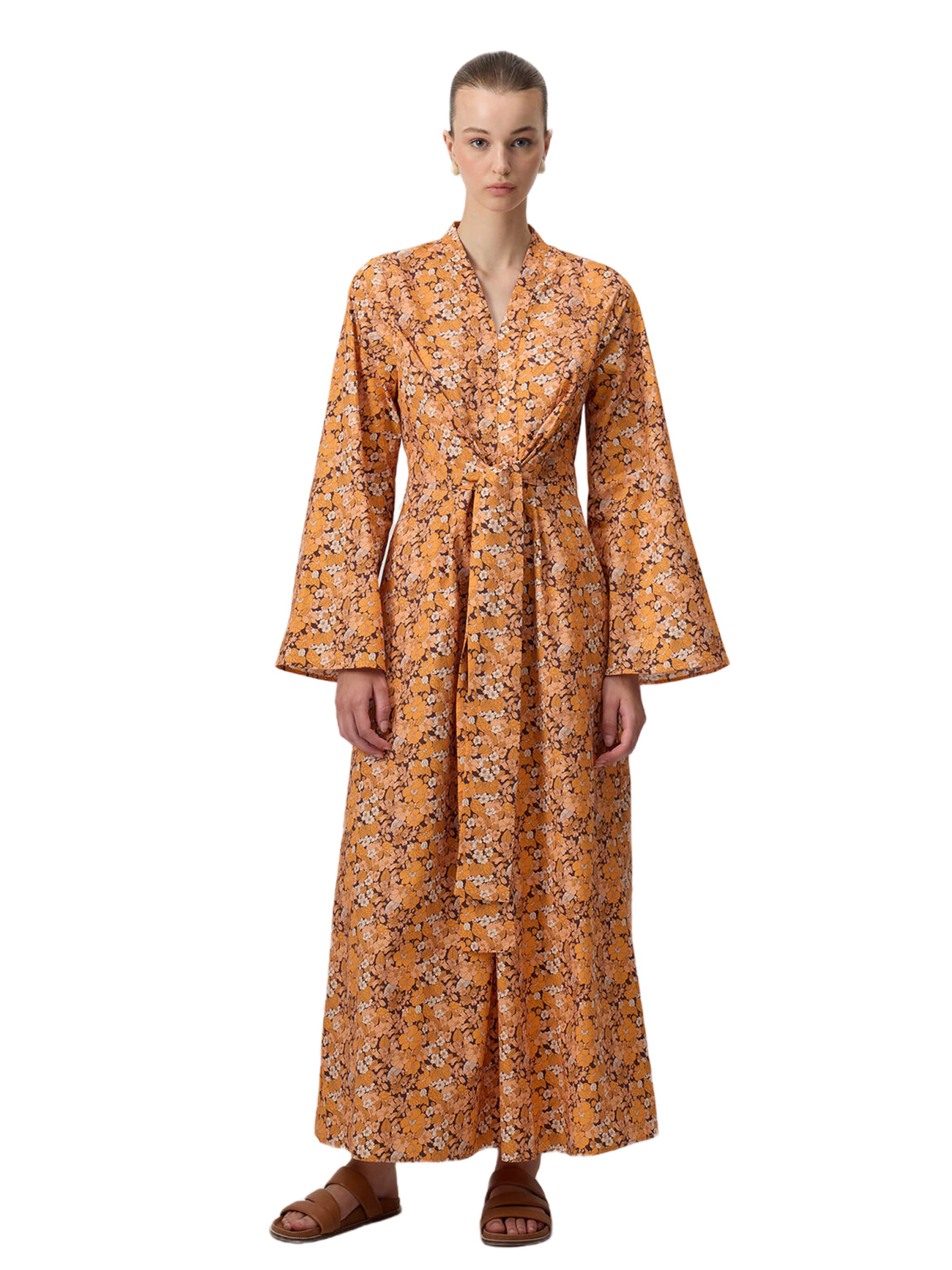 Touche Prive Kleid in Orange: Vorderseite