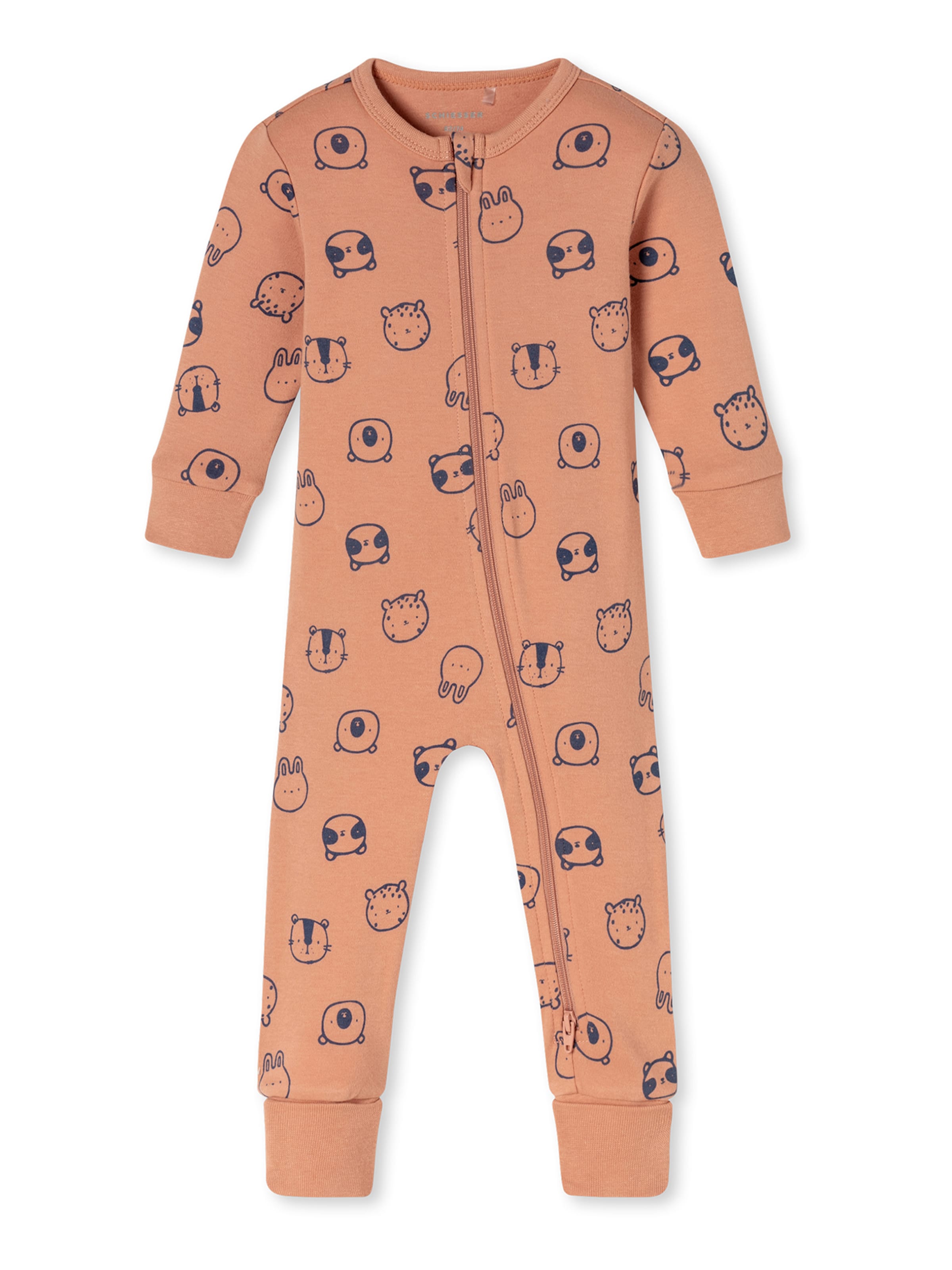 Barboteuse / body ' Nightwear ' SCHIESSER en orange : devant