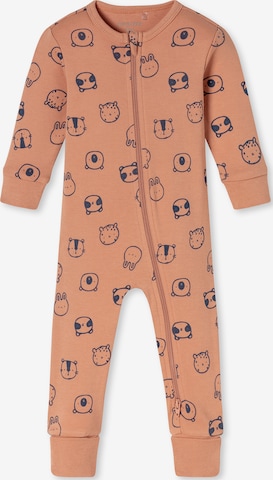 Barboteuse / body ' Nightwear ' SCHIESSER en orange : devant