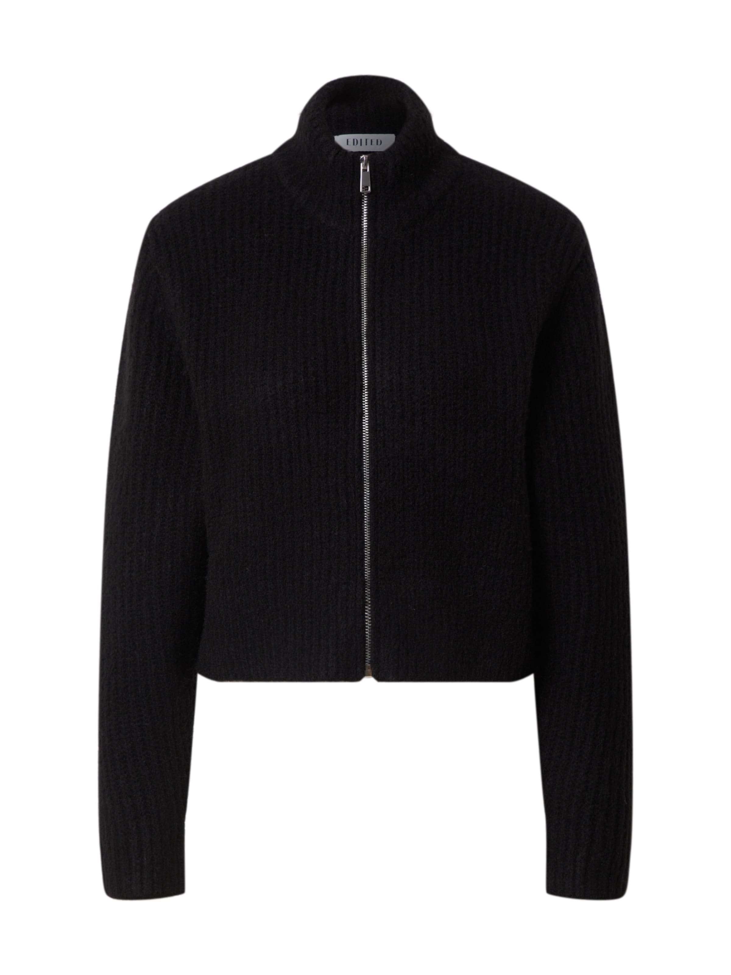 EDITED Knit Cardigan 'Katharina' in Black: front