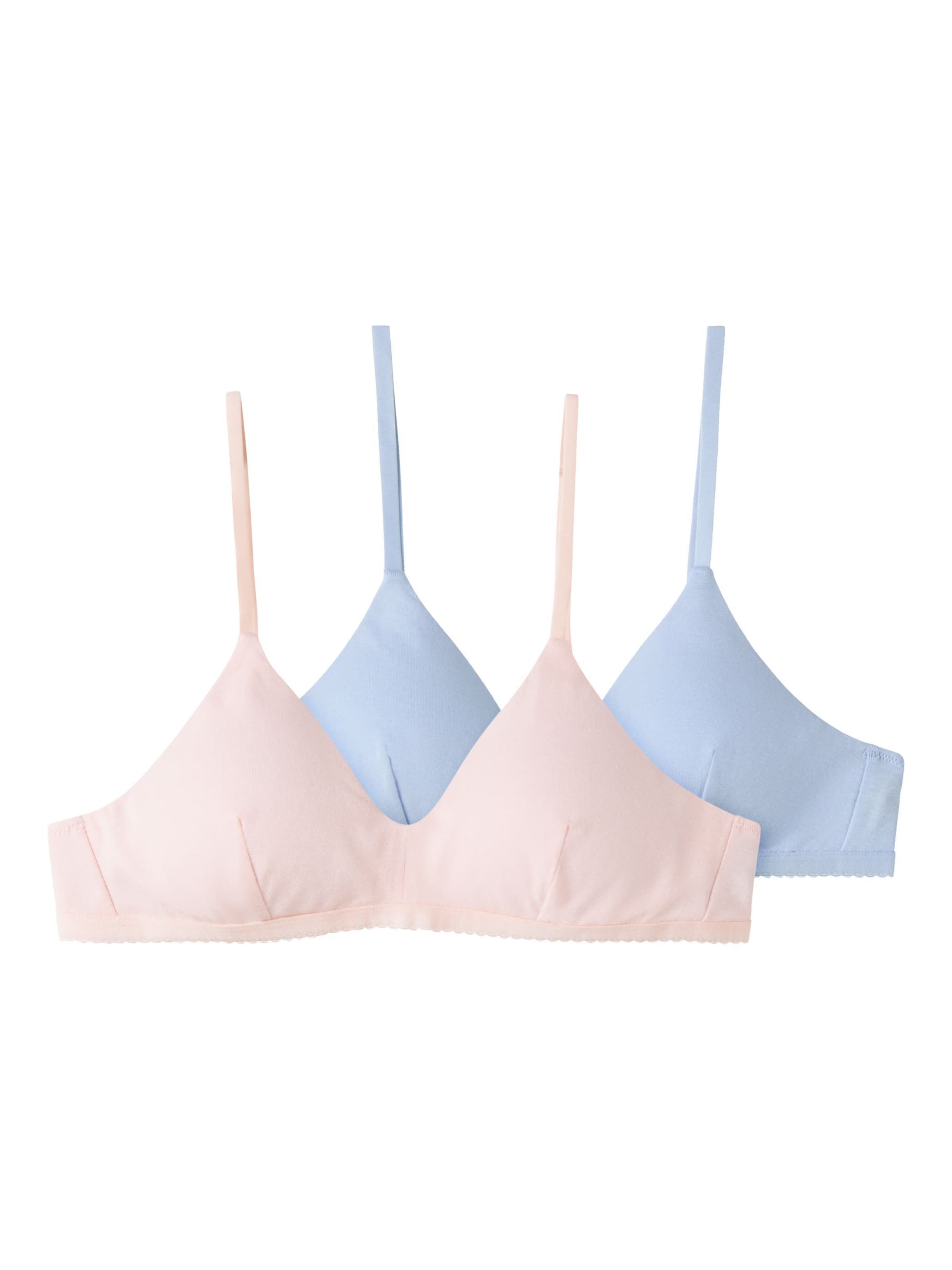 T-shirt Reggiseno di LMTD in blu: frontale