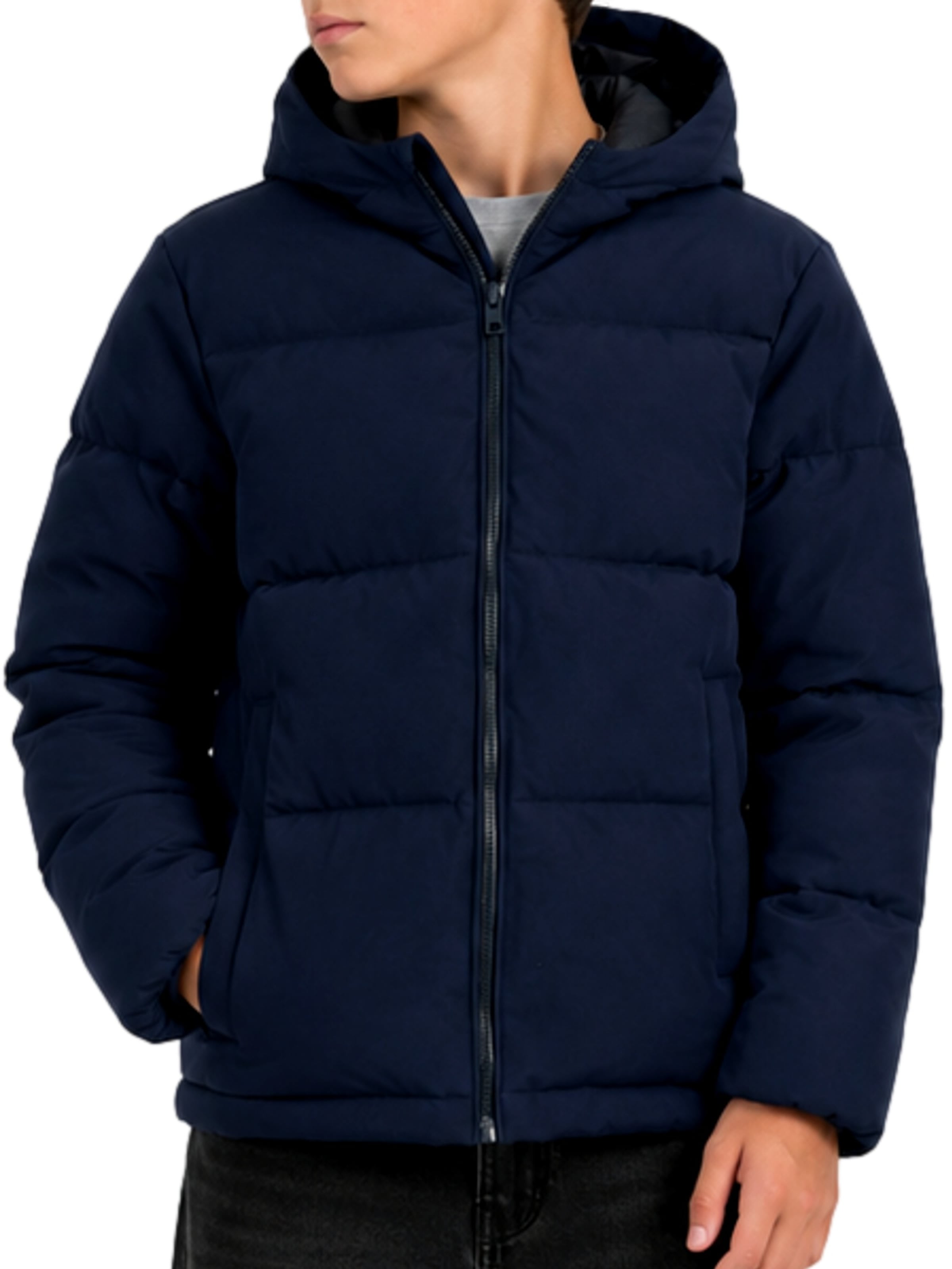 Jack & Jones Junior Winterjas 'Galaxy' in Blauw