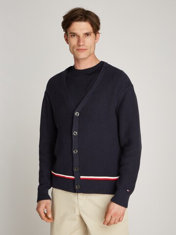 TOMMY HILFIGER Вязаная кофта в Синий: спереди