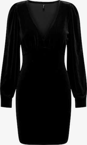 Robe 'SMOOTH' ONLY en noir : devant