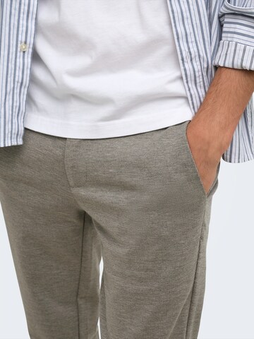 Only & Sons Tapered Bukser 'ONSMARK' i grå