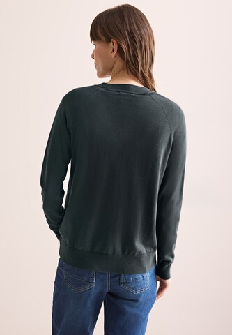 CECIL V-Neck Cardigan in Grün