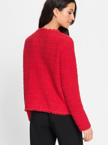 Olsen Gebreid vest in Rood