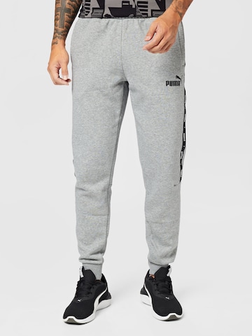 PUMA Tapered Sporthose in Grau: predná strana