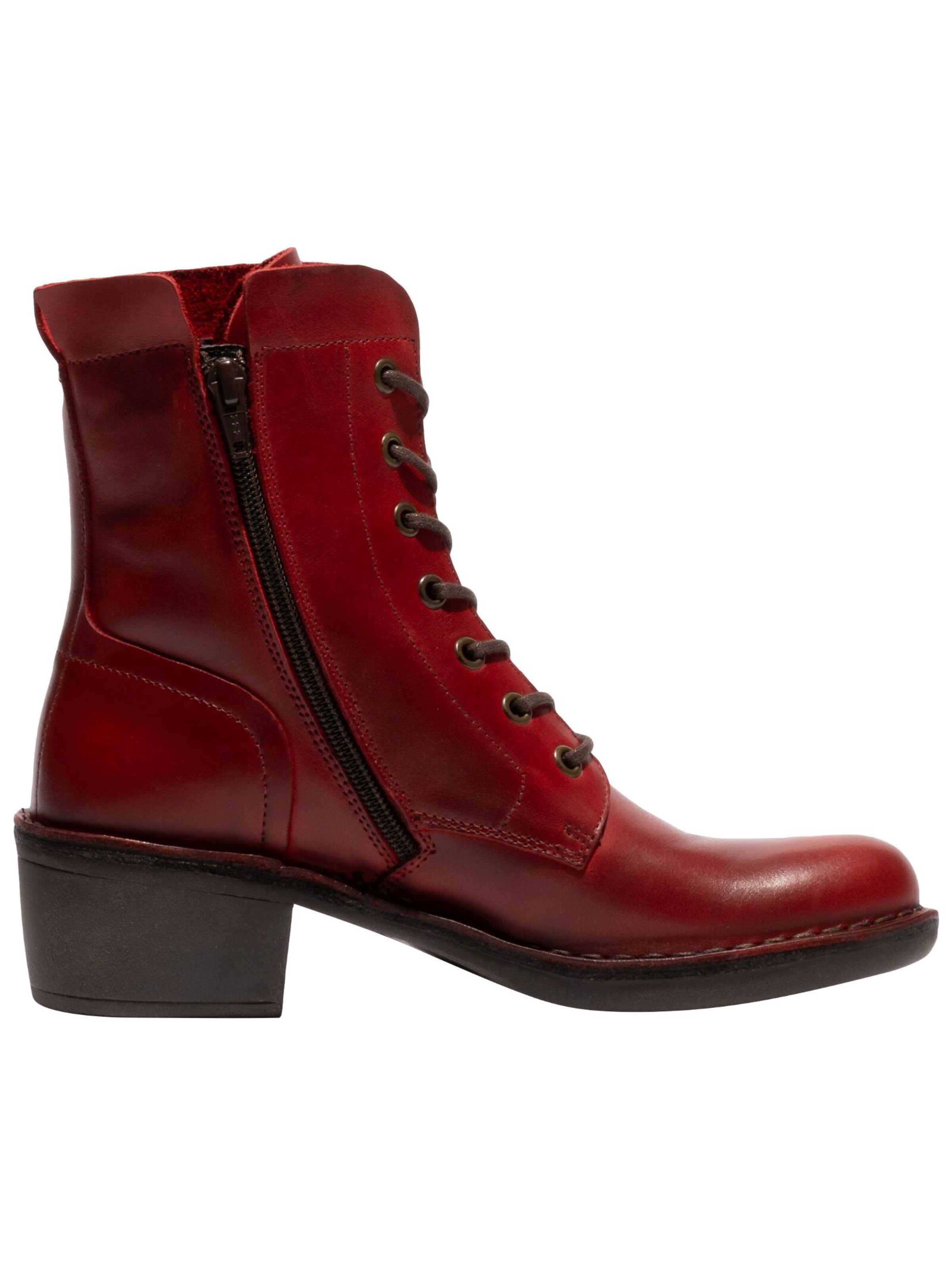 Bottines à lacets FLY LONDON en rouge