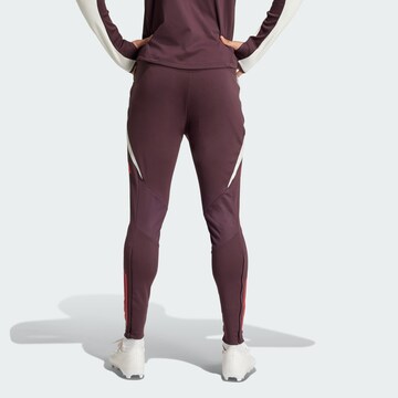 ADIDAS PERFORMANCE Slim fit Sports trousers 'FC Bayern Tiro 24' in Red