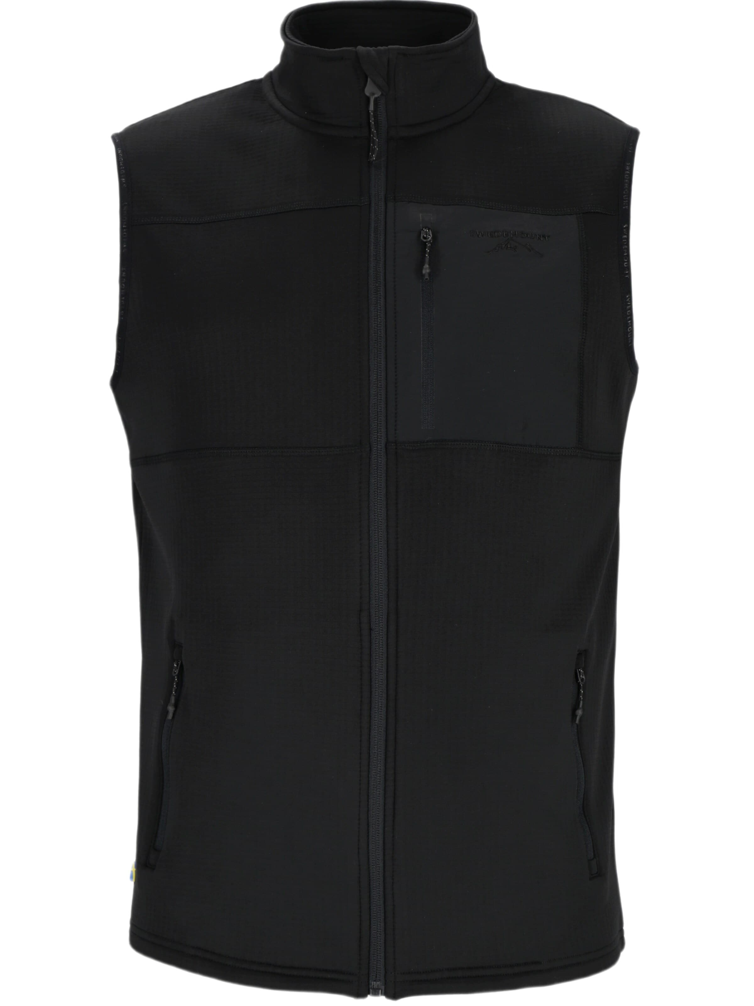 Gilet de sport 'Trondheim' SWEDEMOUNT en noir : devant