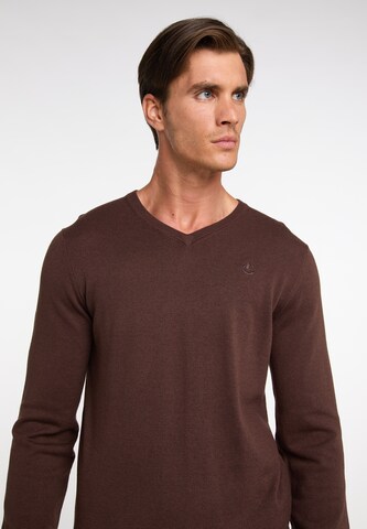 DreiMaster Klassik Pullover 'Markani' in Braun