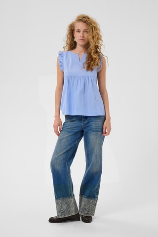 CULTURE - Blusa 'Veda Ebony' en azul