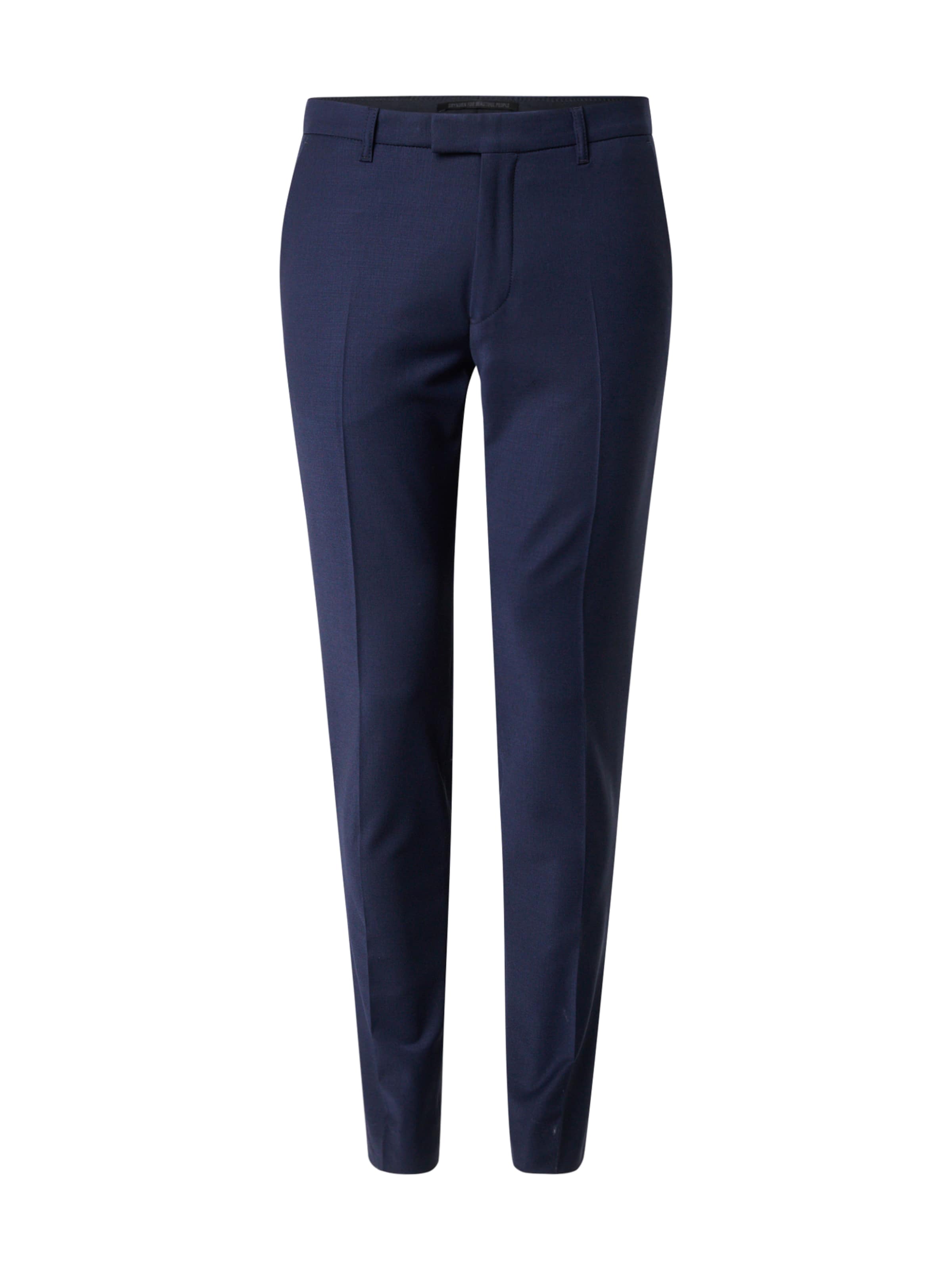 Regular Pantalon à plis 'Piet' DRYKORN en bleu : devant