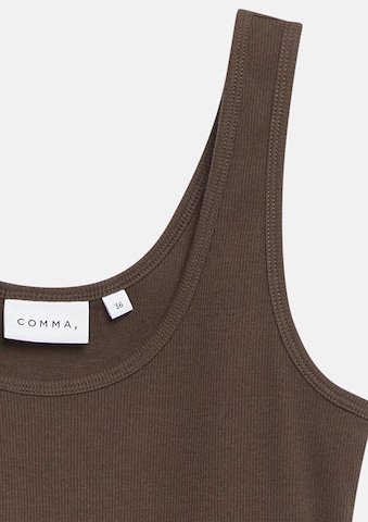 COMMA T-Shirt in Braun