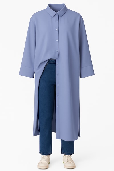 Touche Prive Tunic in Dusty blue, Item view
