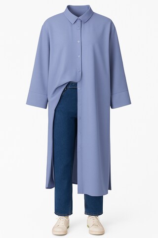 Touche Prive Tunic in Blue: front