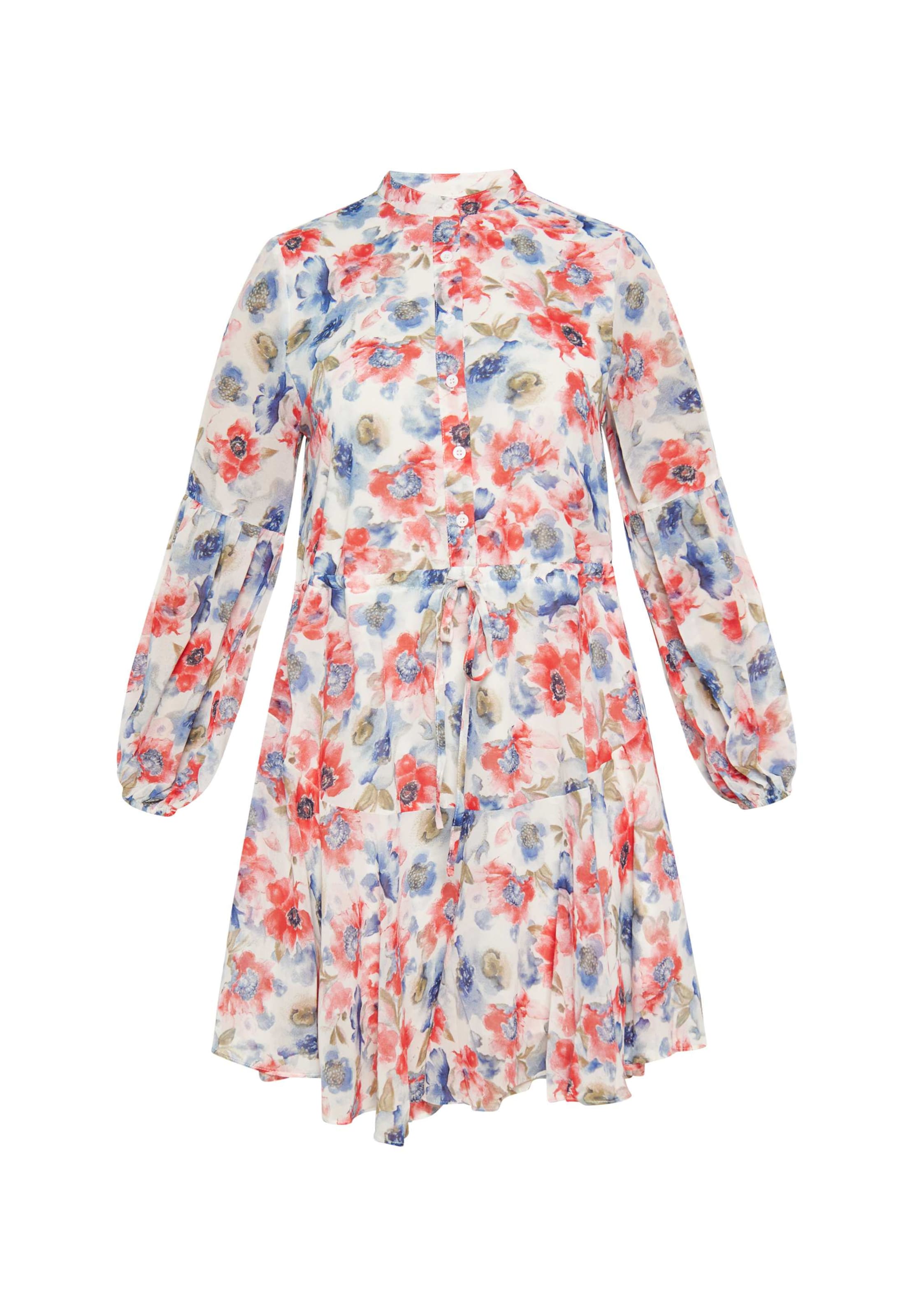 aleida - Vestido em mistura de cores: frente