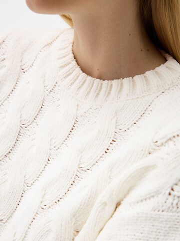Pull-over Bershka en beige