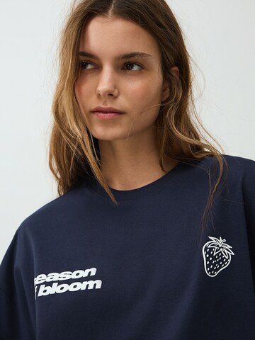 Maglietta di Bershka in blu