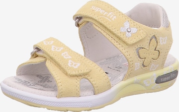 SUPERFIT Sandals in Yellow: front
