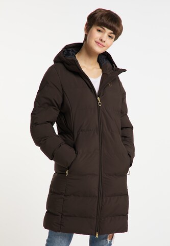 MYMO Raincoat in Brown: front