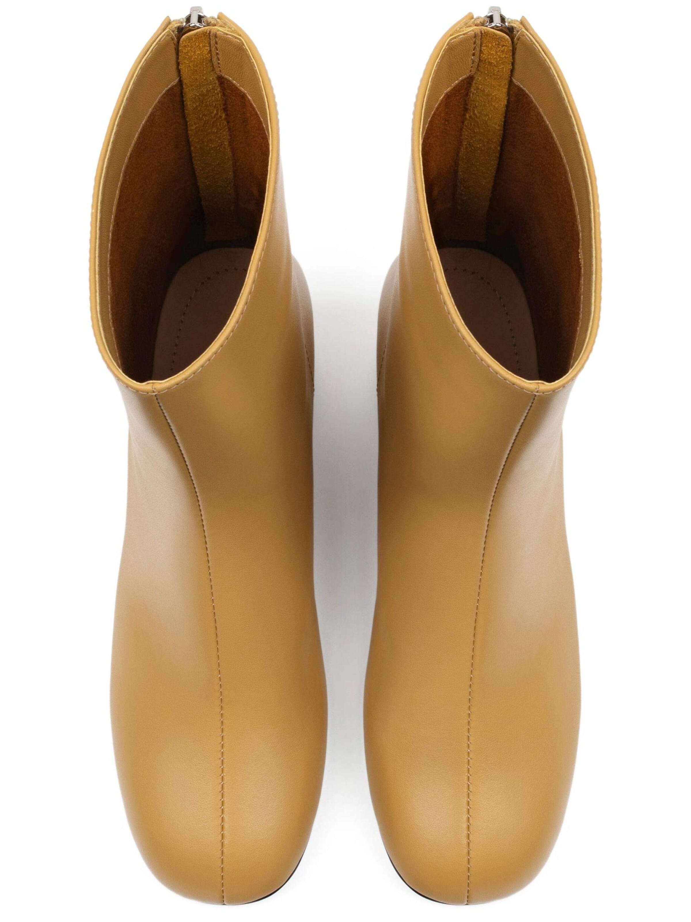 L37 HANDMADE SHOES - Botas pelo tornozelo 'A LONELY PLACE TO BE' em amarelo