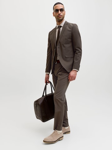 Jack & Jones Premium Slim fit Suit 'JPRFranco' in Brown