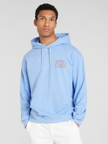 QUIKSILVER Sweatshirt 'APOG HERITAGE' in Blau: predná strana