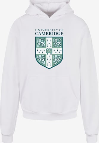 Felpa 'University Of Cambridge' di Merchcode in bianco: frontale