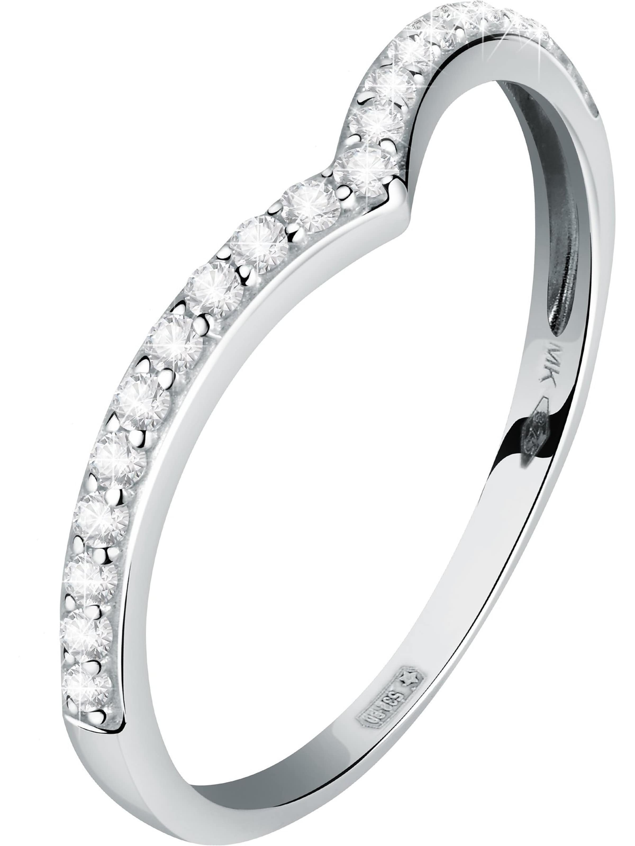 CHRIST Ring in White: front