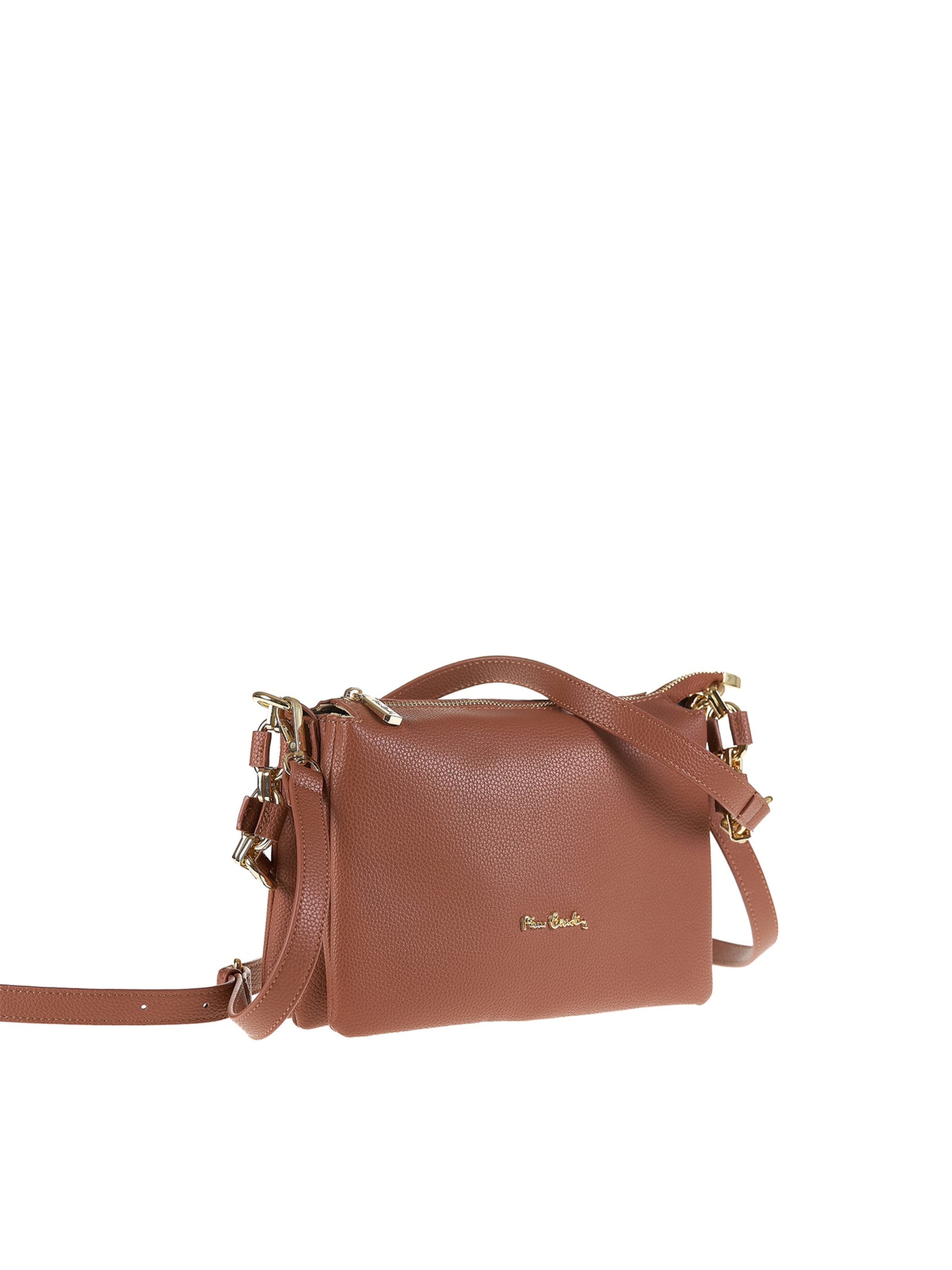PIERRE CARDIN Schultertasche in Braun: Vorderseite