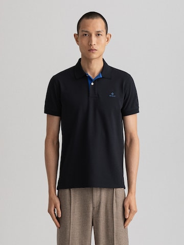 GANT Regular Fit Poloshirt in Schwarz: predná strana