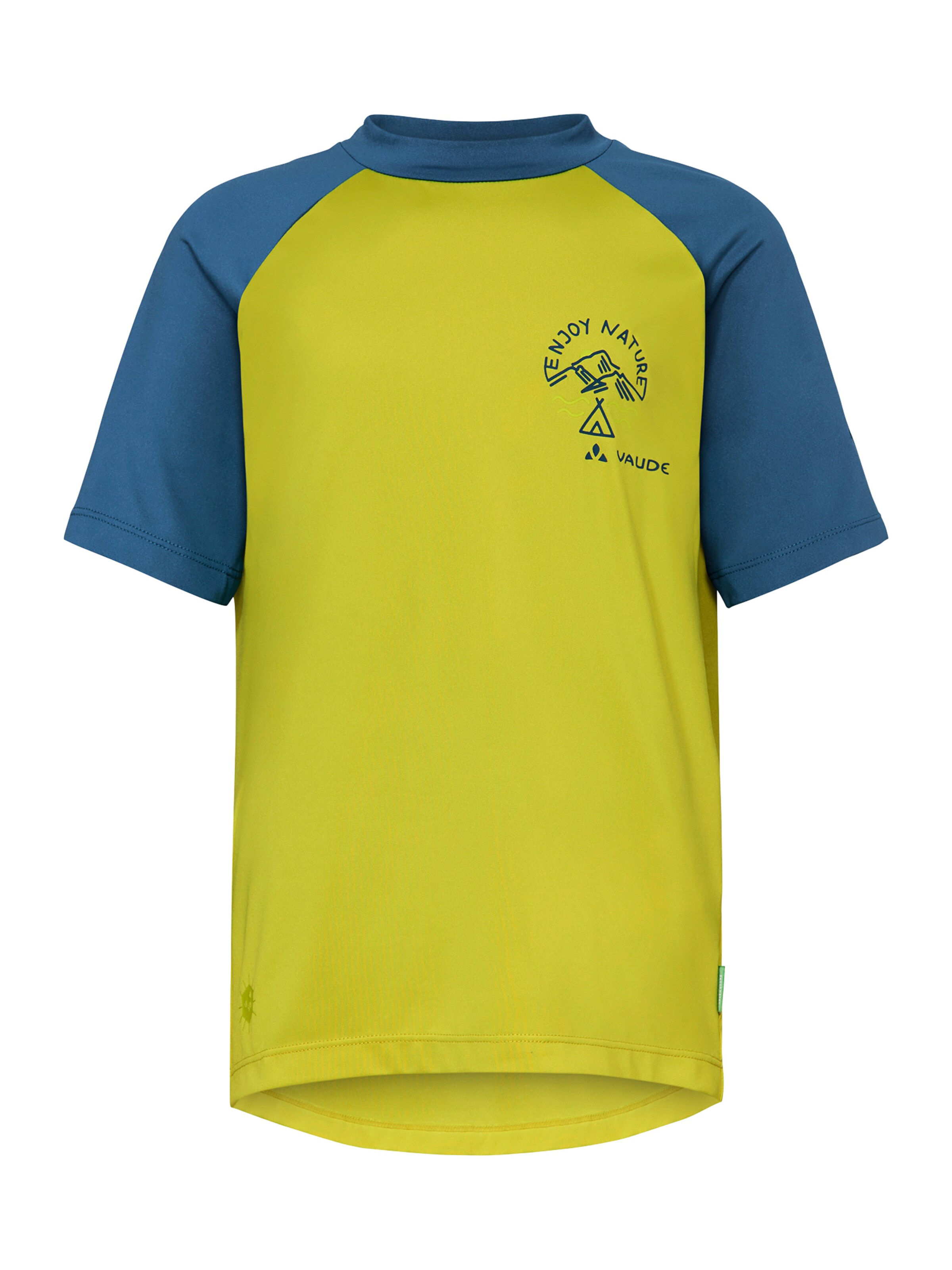 VAUDE Performance shirt 'Solaro' in Yellow: front