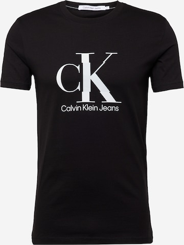 Calvin Klein JeansMajica - crna boja: prednji dio