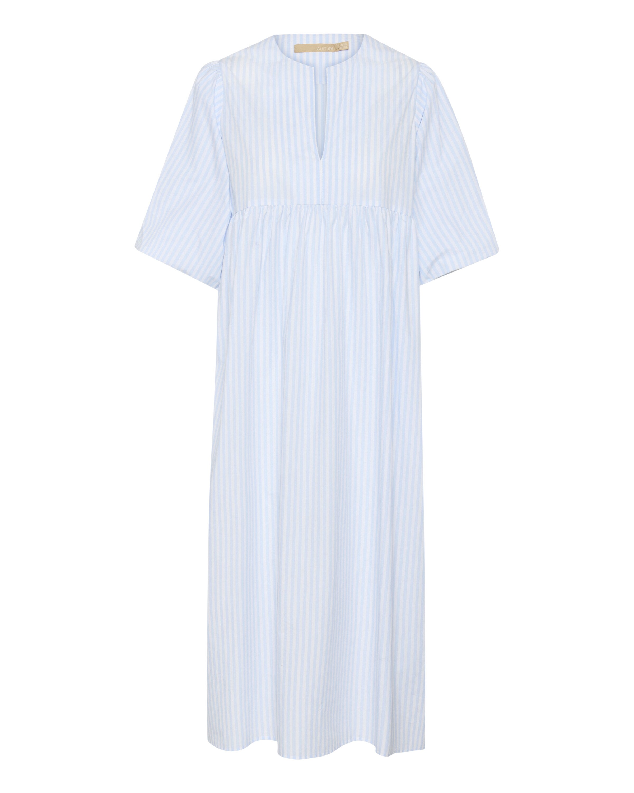 CULTURE Jurk 'CUBeha' in Blauw: voorkant