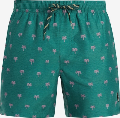 PROTEST Shorts de bain 'PRTMascot' en L en vert gazon, Vue avec produit
