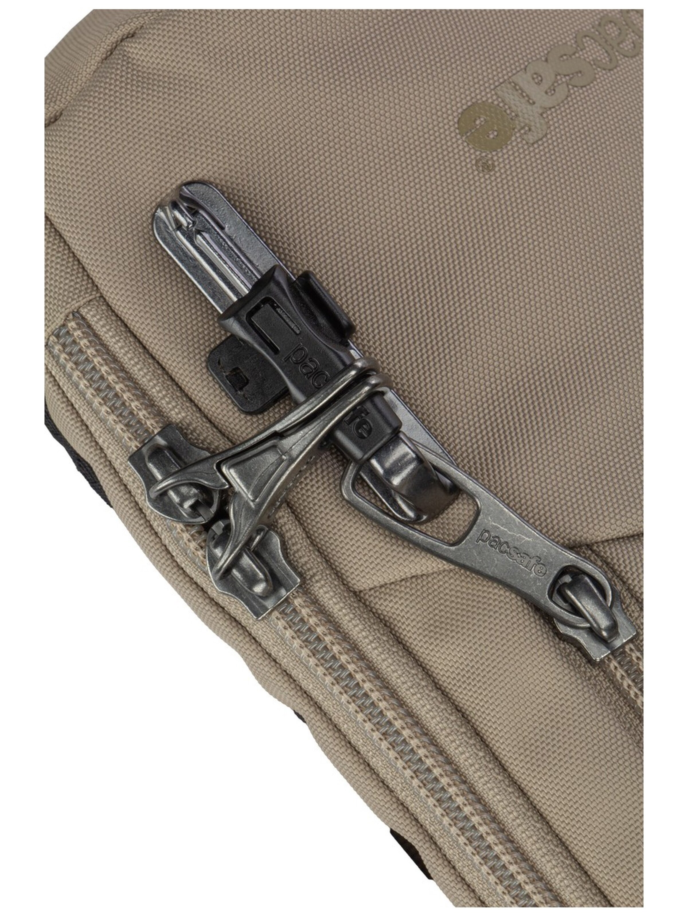Borsa a tracolla 'Vibe 150' di Pacsafe in beige
