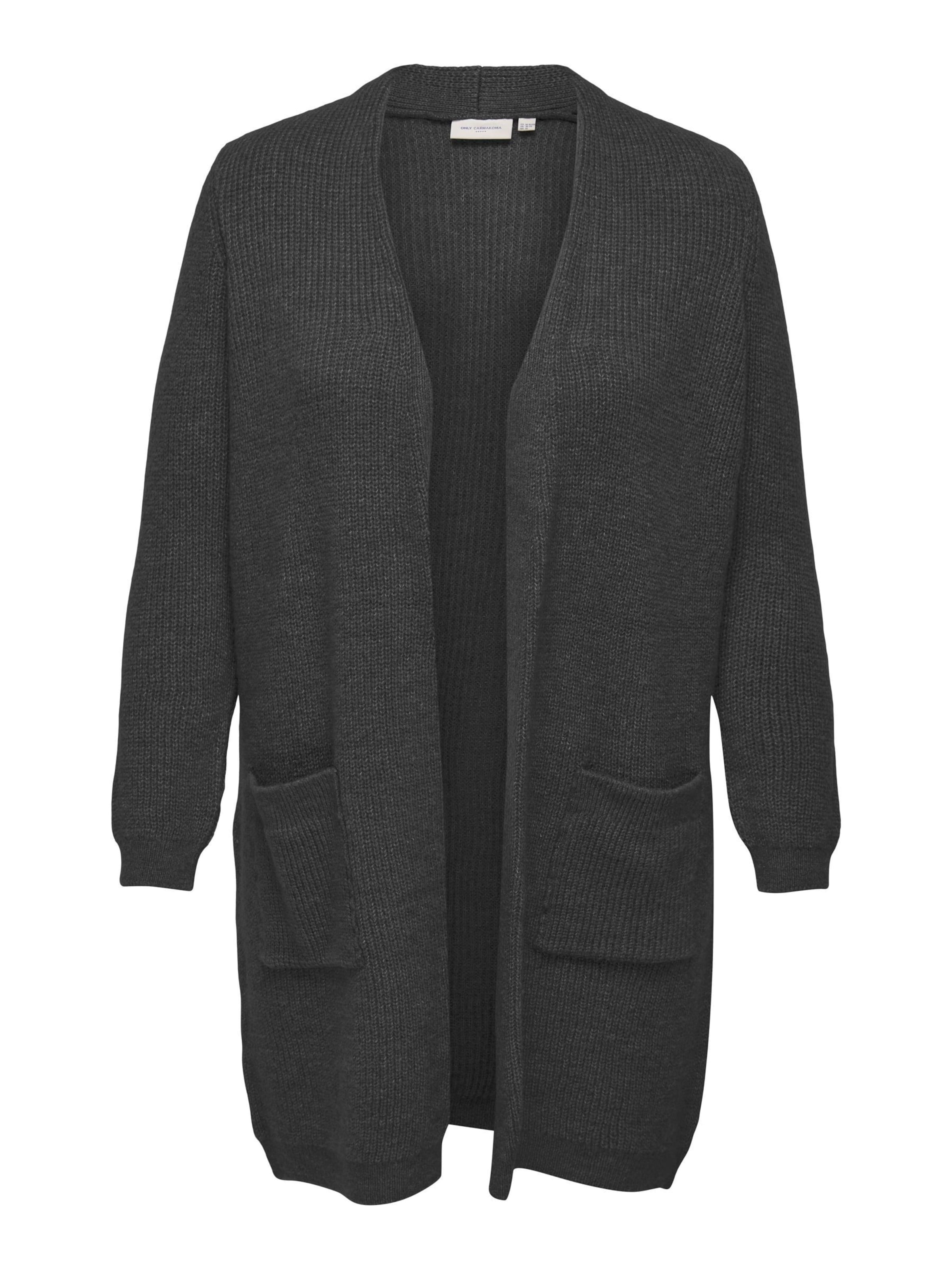 ONLY Carmakoma Pletena jopa 'Jade' | siva barva: sprednja stran