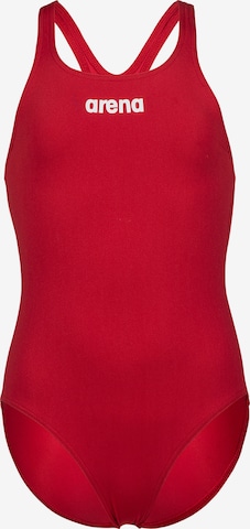 Costume intero 'TEAM PRO SOLID' di ARENA in rosso: frontale
